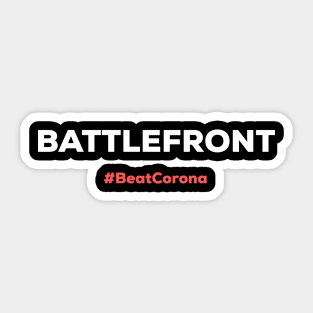 This is Battlefront, so #BeatCorona Sticker